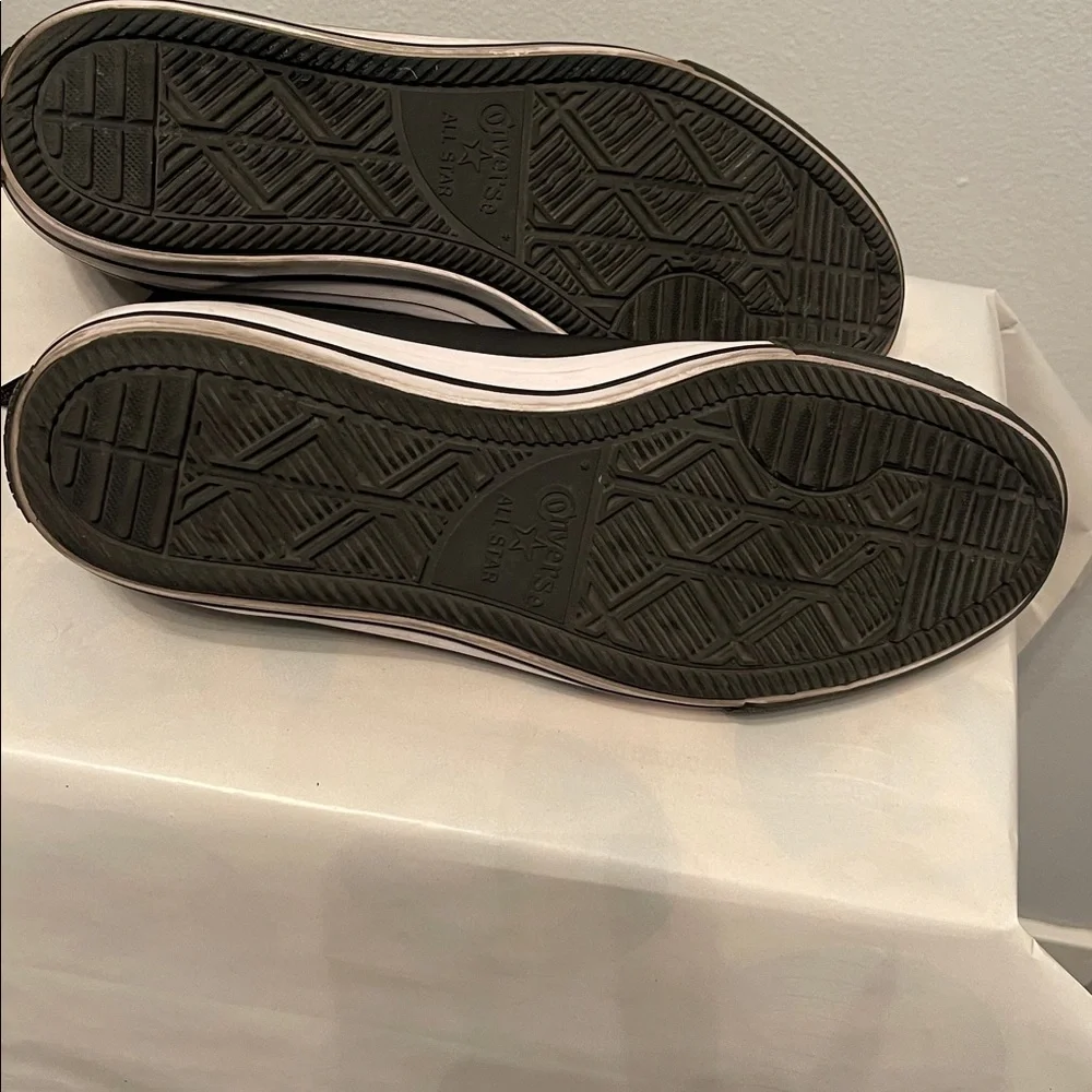 Classic Black High-Top Sneakers - Picture 3 of 3